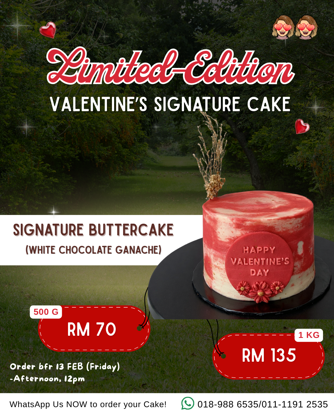 Limited Edition Valentine's Signature Cake