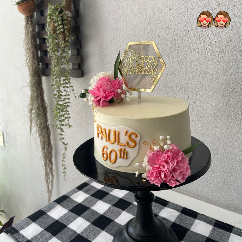 Butter Cake with Buttercream Frosting