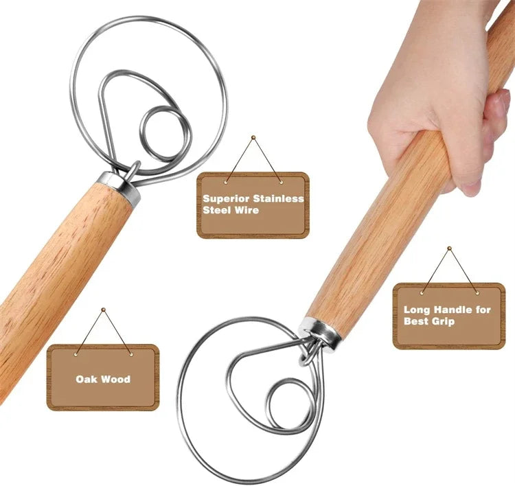 Danish Egg Beater Baking Accessories and Hand Mixer