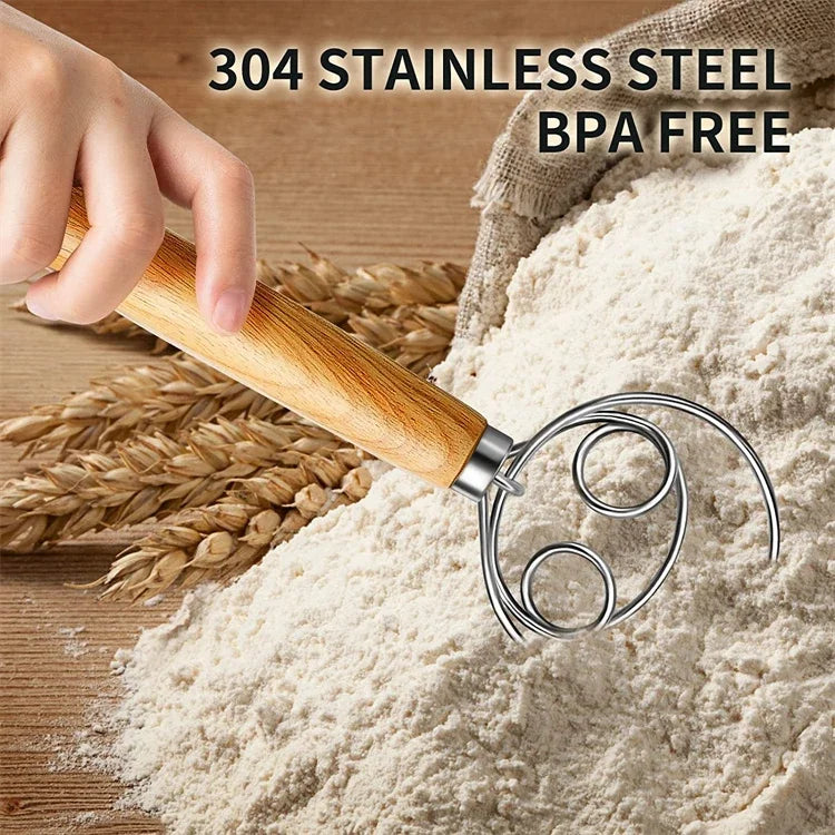 Danish Egg Beater Baking Accessories and Hand Mixer